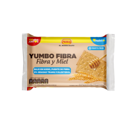 Galleta yumbo fibra, Marca Pozuelo, Empaque 180 g