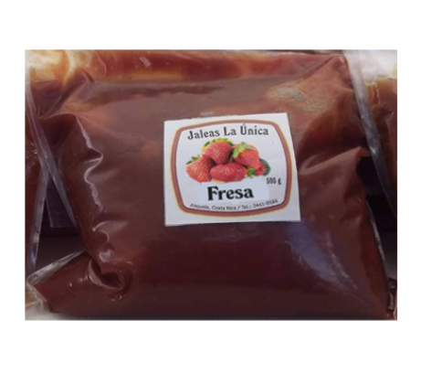 Jalea de Fresa marca la Unica empaque 200g