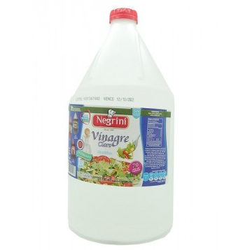 Vinagre claro, Marca Negrini, Envase 3700 ml