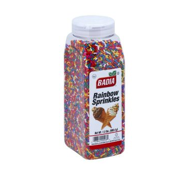 Bolitas decorativas Arcoiris Badia Frasco 680g