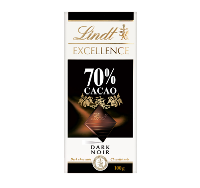 Chocolate Lindt Excellece 70% Dark 100g