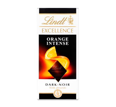 Chocolate Barra Intense Orange Dark Lindtt 100g