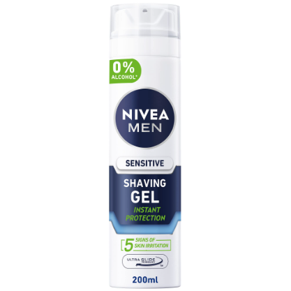 Gel Para Afeitar Nivea Men Sentive, 200mL