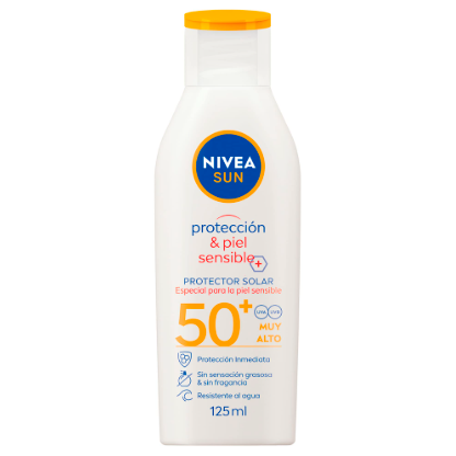 NIVEA SUN LOCION SENSIBLE F 50+ 125 ML