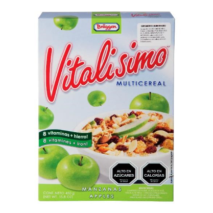 VITALISIMO MULTICEREAL MANZANA 450G