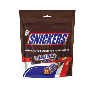 Chocolate Snickers 5Pack, 250g