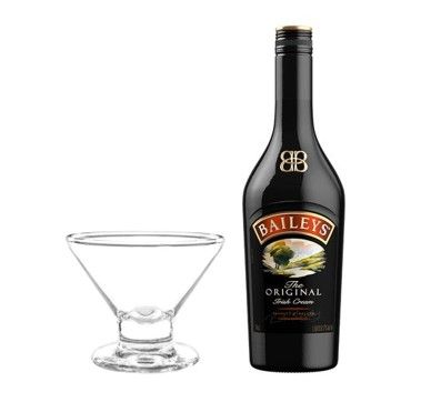 Crema Baileys 750 ml + Copa de helados