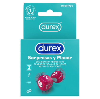 Condon Durex Sorpresas y Placer