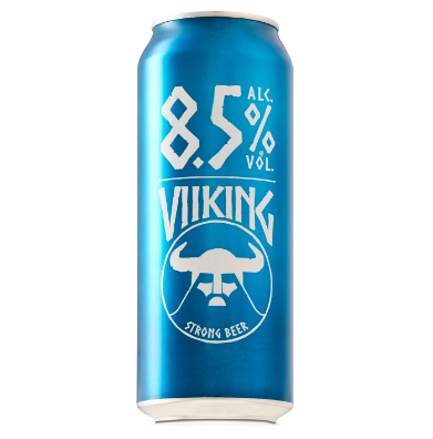 Cerveza imp Islandia Viking 8.5%alc Lata 500mL