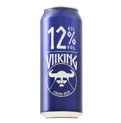 Cerveza imp Islandia Viking 12% alc Lata 500 mL