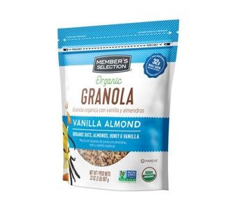 Granola Orgánica Vainilla y Almendra, Members Selection 907g