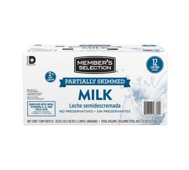 Leche Semidescremada 2% Grasa, Members Selection, 1 L