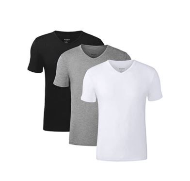 Camiseta Cuello V para Hombre, 3U