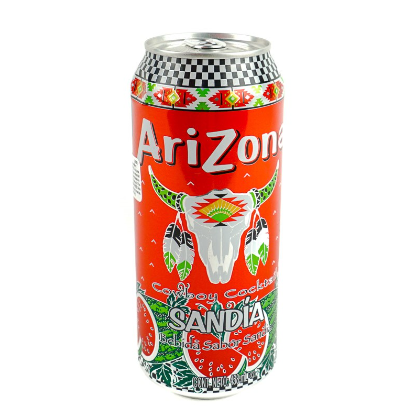 Bebida Sabor Sandía, Marca Arizona 458ml