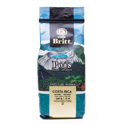 Café Britt Tierra Volcánica Poás Molido 340g