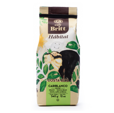 Café Britt Habitat Cariblanco  100% Arábica 340g
