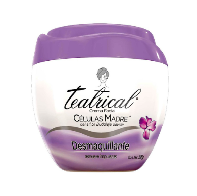 Crema Facial desmaquillante Teatrical 100g