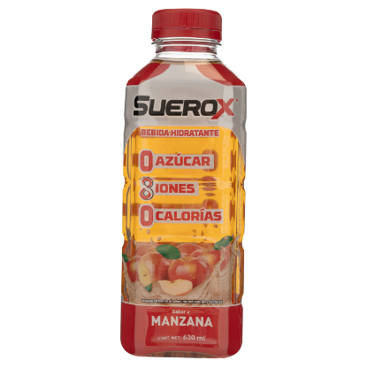 Suerox Bebida Hidratante Sabor Manzana, 630ml