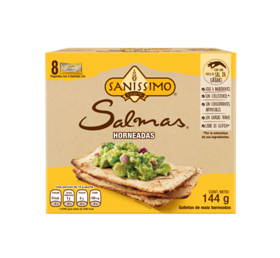 Galletas Horneadas Salmas Caja 144g  8unid