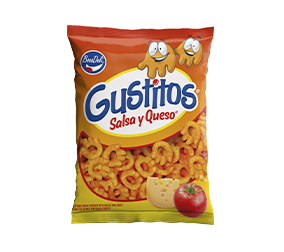 Snack Gustito salsa y queso BocaDeli 19g