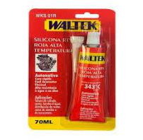 Silicon Rojo Blister Waltek 70ml