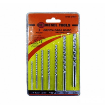 Set Brocas para concreto 7 unid diesel tools