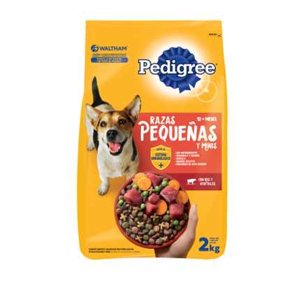 Alimento Pedigree Adulto Razas Pequeñas 2 kg