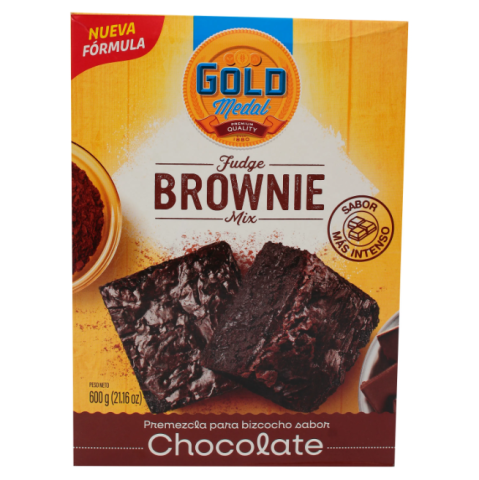 HARINA GOLD MEDAL MEZCLA BROWNIE CHOCOLATE caja 600GR