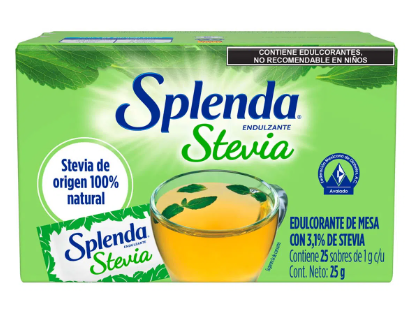 Sustituto de Azucar Splenda Stevia 25g 1x25