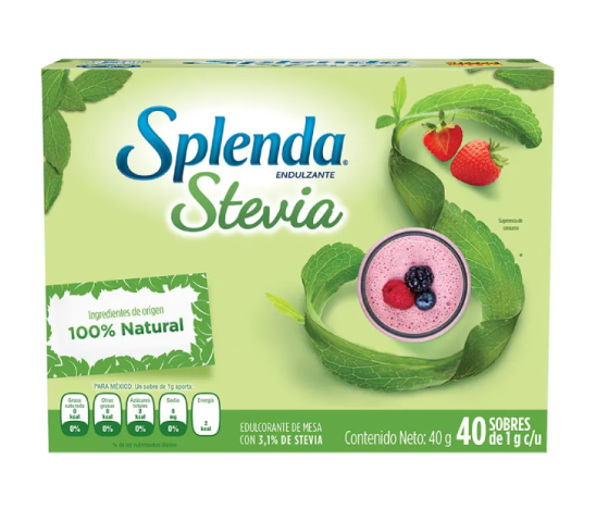 Splenda Stevia naturals caja 40 sobres