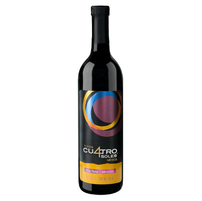 VINO CUATRO SOLES TINTO AFRUT 750MLx12