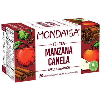 Te manzana con canela caja