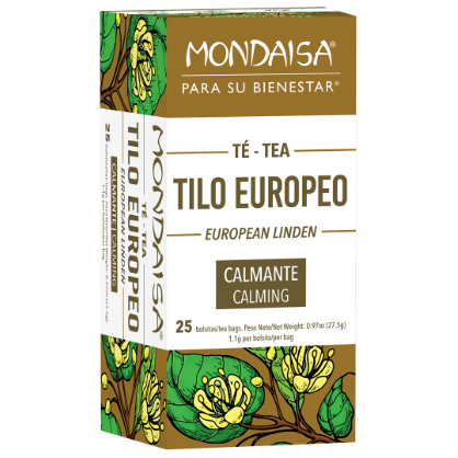 Té de hiervas Tilo Calmante Mondaisa 25 bolsitas