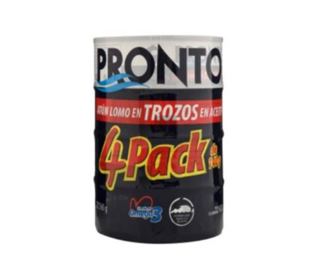 Atún Trozos en aceite Pronto 140g 4Pack