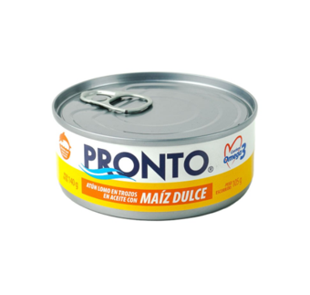 Atún Ponto Lomo Trozos Aceite Con Maiz Dulce  140g
