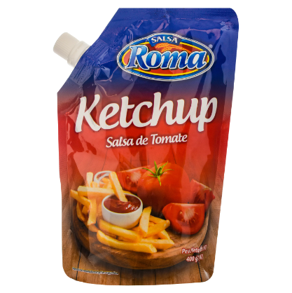 Salsa de Tomate Ketchup Marca Roma 400g