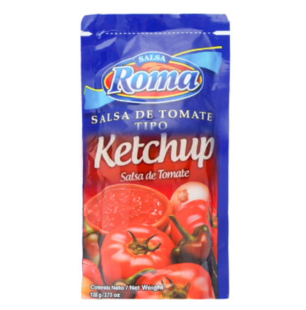 Ketchup, Marca Roma 106g DoyPack