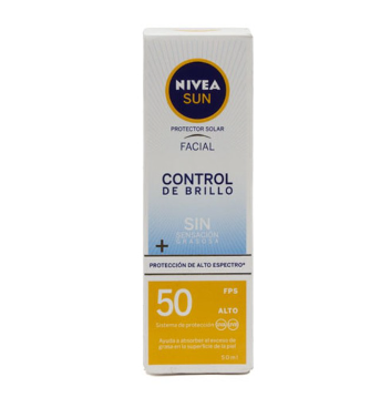 Protector Solar Facial control de brillo 50mL Nive