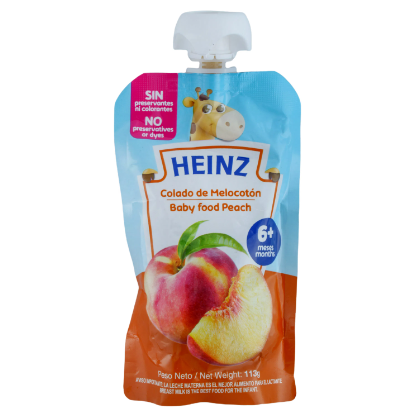 Colado de melocotón Heinz Doy Pack 105g