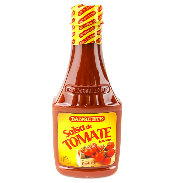 Salsa de Tomate Banquete Botella 385g