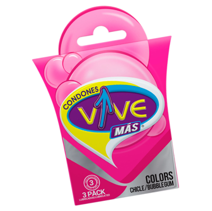 Preservativos Vive Chicle 3 pack