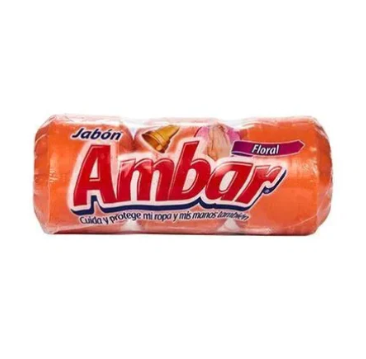 Jabon Ambar Floral Bola 3pack 900g