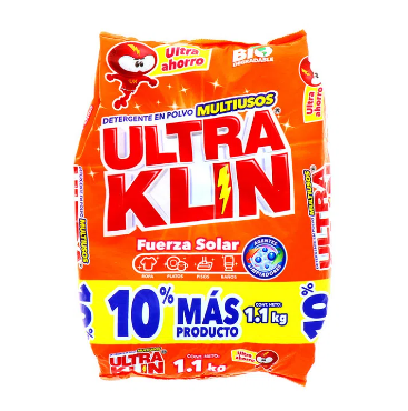 Detergente Ultraklin Fuerza Solar, 1.1kg