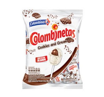 Colombinetas Cookies Cream Popi 1*24