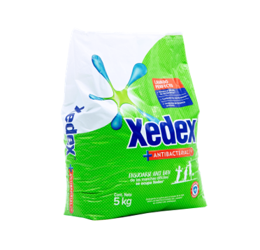 Detergente en polvo Xedex Antibacterial Bolsa 5Kg