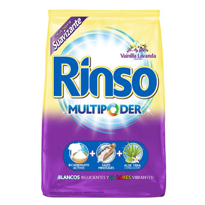 Detergente Rinso Vainilla C/Suavizante 900g