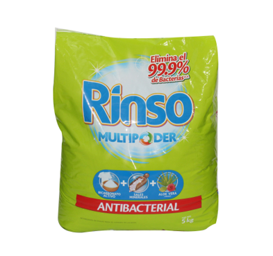 Detergente Rinso Antibacterial Multipoder 4.5kg