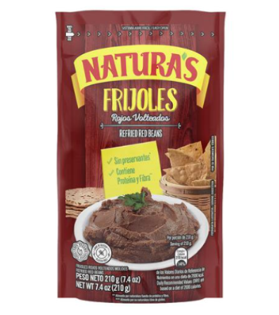 Frijoles molidos naturas 210g