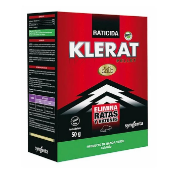 Raticida Klerat Bolsa Pellets 50g