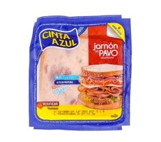 Jamon de pavo cinta azul 250gr